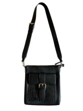 “Espe” crossbody bag purse.  Black. Vegan. Classic. Perfect for every day.